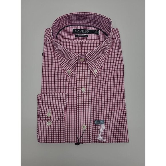 Lauren Ralph Lauren Classic Fit Button Down Men's Size 17 34/35 New with Tags - Picture 1 of 6
